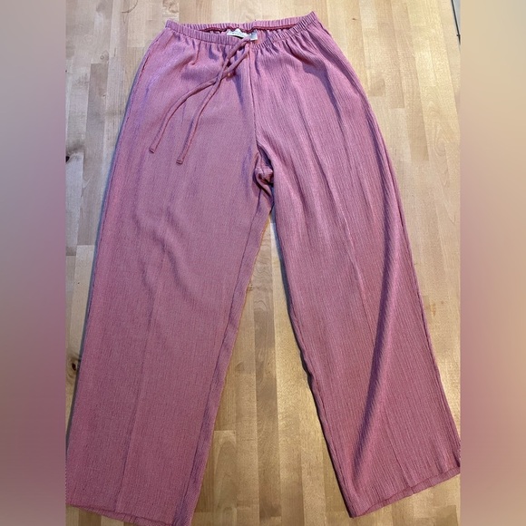 NWT Kathie Lee Woman Vintage Pant Shirt Matching Set Red Checked Size 14-20W - Picture 9 of 16